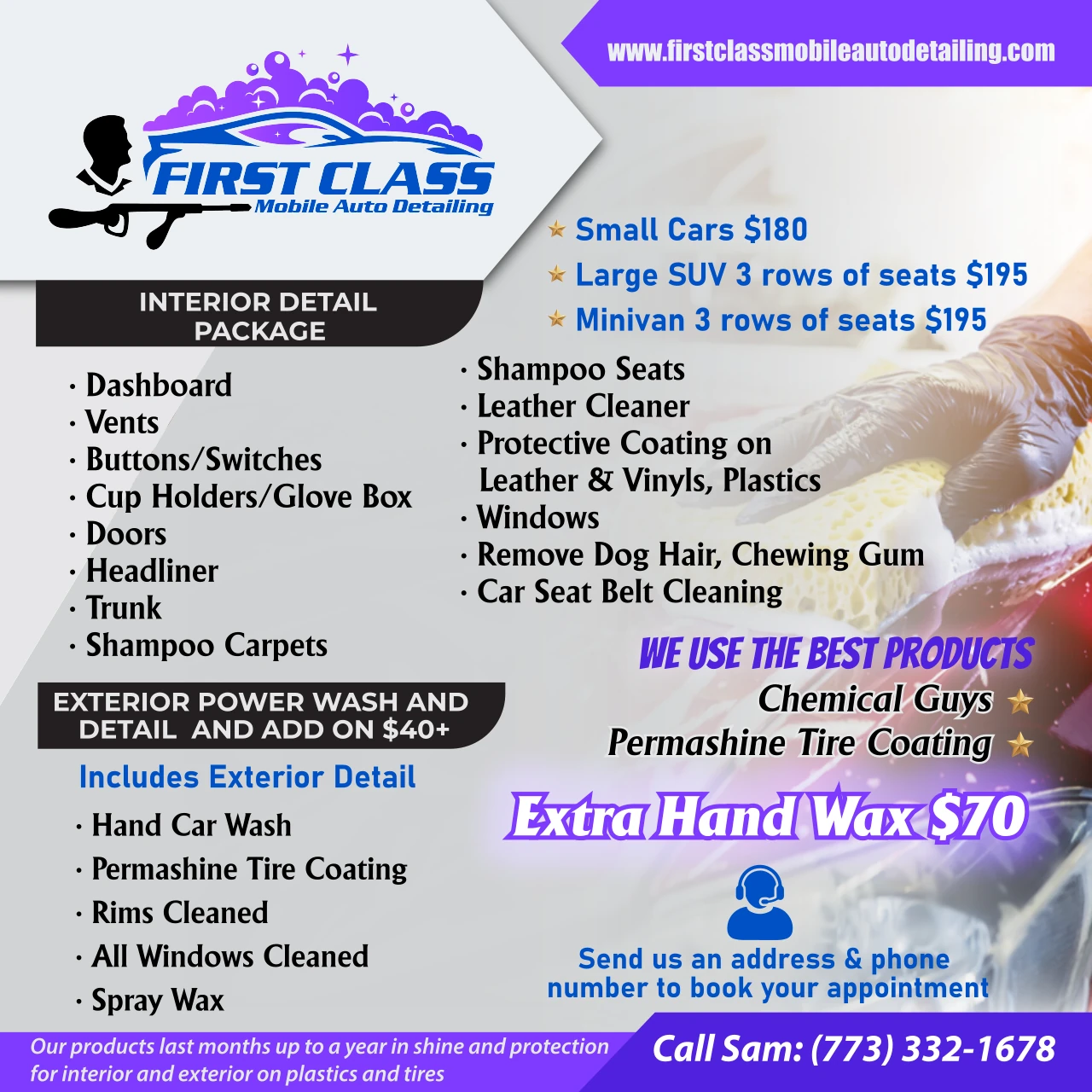 First Class Mobile Auto Detailing